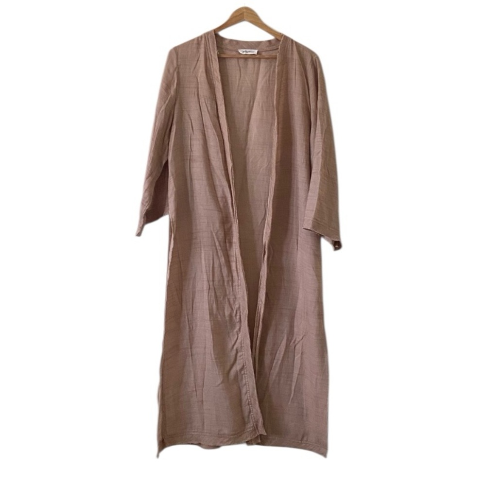 Carly Jean LA Lightweight Duster – Dusty Mauve – Small